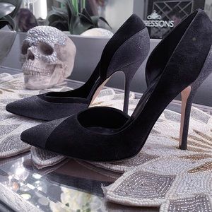 Oscar De La Renta Glitter Heels